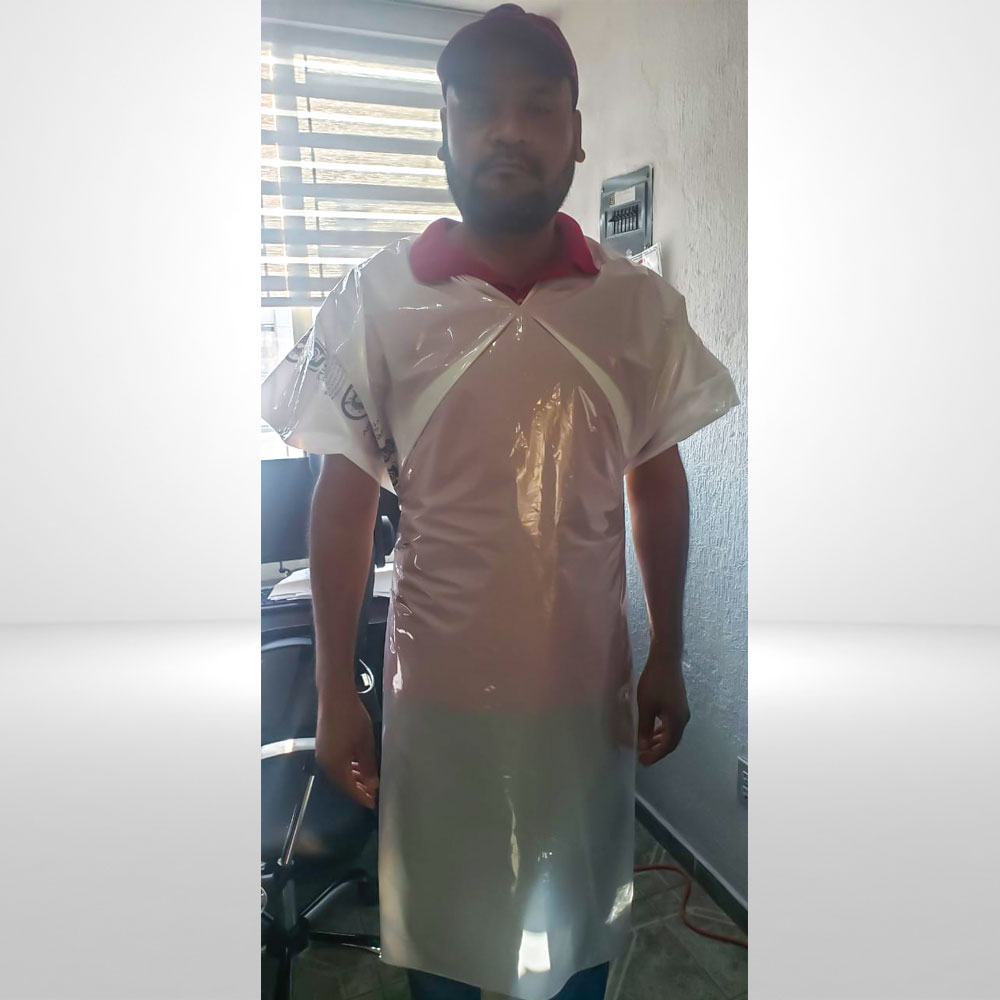 Mandil de Plástico Antibacterial